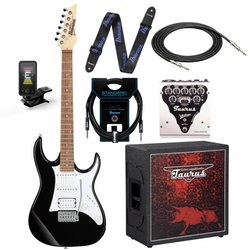 Zestaw gitara elektryczna Ibanez GRX40-BKN GIO wzmacniacz i kolumna + akcesoria