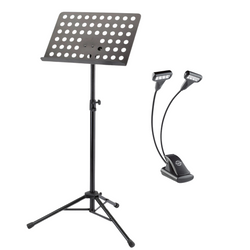 Zestaw Pulpit na nuty 11940 König & Meyer z oświetleniem 12273 König & Meyer