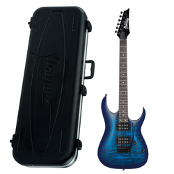 Zestaw gitara elektryczna Ibanez GRGA120QA-TBB z dedykowanym futerałem Ibanez M300C