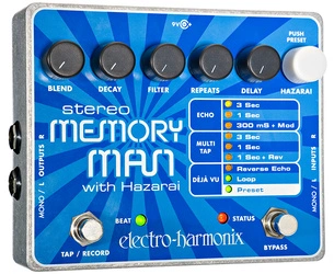 Stereo Memory Man Hazarai Electro Harmonix efekt gitarowy Delay