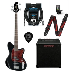 Zestaw gitara basowa Ibanez TMB100-BK Talman z combo Ibanez P20 Promethean + akcesoria