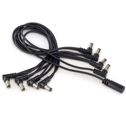 Kabel kątowy zasilający do efektów RockBoard Flat Daisy Chain Cable 8 wyjść 