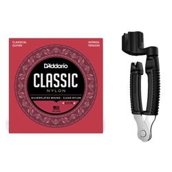 Zestaw D'Addario EJ27N struny do gitary klasycznej NORMAL TENSION i korbka z obcinarką D'Addario Pro-Winder 