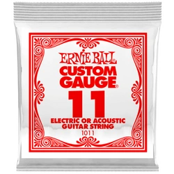 ERNIE BALL Plain Steel Single .011 struna do gitary elektrycznej lub akustycznej