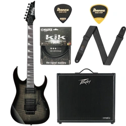 Zestaw gitara elektryczna Ibanez GRG320FA-TKS superstrat z combo Peavey 100W VYPYR X3