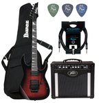 Zestaw gitara elektryczna Ibanez GRG320FA-TRB Superstrat z combo  Peavey RAGE 258 i akcesoriami