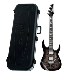Zestaw gitara elektryczna Ibanez GRG220PA1-BKB Superstrat z dedykowanym futerałem Ibanez M300C