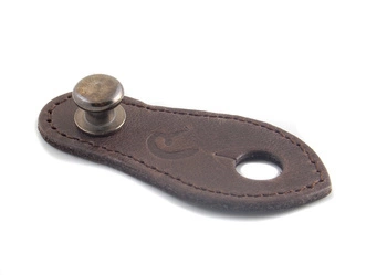 Zaczep do pasa gitarowego brązowy End-Pin-Jack RightOn