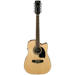 Gitara elektroakustyczna Ibanez PF1512ECE-NT Performance 12-strunowa Natural High Gloss 