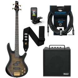 Zestaw Gitara basowa Ibanez GSR200PC-TPB z combo + akcesoria