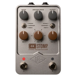 Efekt symulacji kolumn gitarowych oraz mikrofonów Universal Audio UAFX OX Stomp Dynamic Speaker Emulator