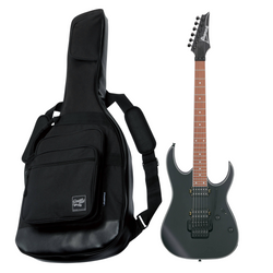 Zestaw gitara elektryczna Ibanez RG420EX-BKF Black Flat z dedykowanym pokrowcem Ibanez IGB540-BK