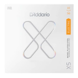 Struny do gitary elektrycznej 7-strunowej D'Addario XSE1056 Nickel Plated 10-56