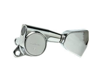 Klucze blokowane GOTOH SG381-04 MG L3+R3 Chrome trzy lewe, trzy prawe klucze do gitary MG