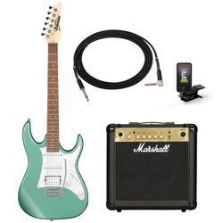 Zestaw gitara elektryczna Ibanez GRX40-MGN GIO + combo Marshall MG15G Gold