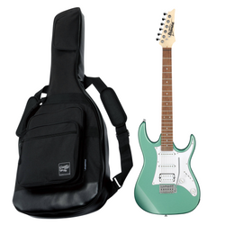 Zestaw gitara elektryczna Ibanez GRX40-MGN GIO Metallic Light Green z dedykowanym pokrowcem Ibanez IGB540-BK
