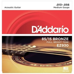 Struny do gitary akustycznej D'Addario EZ930 85/15 Bronze Medium 13-56