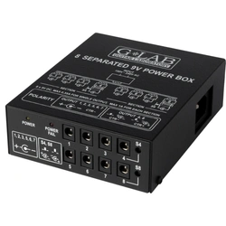 Izolowany zasilacz do efektów 9V, 12V, 15V, 18V G-Lab Power Box PB-1