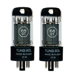 6V6 Tung-Sol lampa elektronowa dobrana para Platinum Matched