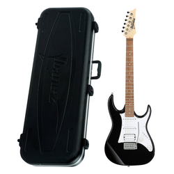 Zestaw gitara elektryczna Ibanez GRX40-BKN GIO Black Night z dedykowanym futerałem Ibanez M300C