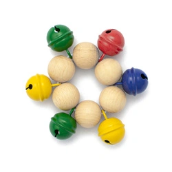 Dzwonki na rękę Rohema 615801 dla dzieci 1+ Wrist Bells kolorowe