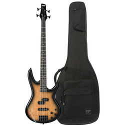 Zestaw gitara basowa Ibanez GSR200SM-NGT z dedykowanym pokrowcem Ibanez IBB540-BK