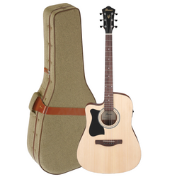 Zestaw gitara elektroakustyczna Ibanez V40LCE-OPN Lefty z dedykowanym futeterałem Ibanez FS40DA