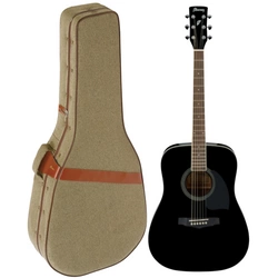 Zestaw gitara akustyczna Ibanez PF15-BK z dedykowanym futerałem Ibanez FS40DA