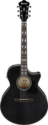 Gitara elektroakustyczna Ibanez AE170-TBK Transparent Black High Gloss