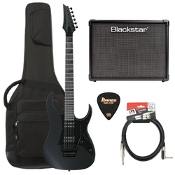 Zestaw gitara elektryczna Ibanez GRGR330EX-BKF z kombo Blackstar ID:Core40 V4 40W i akcesoriami