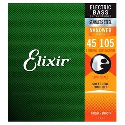 Elixir Bel 14677 Stainless Steel  45-105 - Struny do gitary basowej