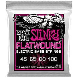 Ernie Ball Slinky Bass Flatwound 45-100 (EB 2814) struny do gitary basowej