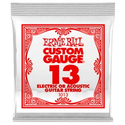 ERNIE BALL Plain Steel Single .013 struna do gitary elektrycznej lub akustycznej