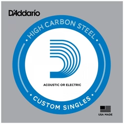 Struna pojedyncza D'Addario PL018 stalowa bez owijki .018 do gitary elektrycznej, akustycznej