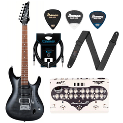 Gitara elektryczna Ibanez SA260FM-TGB SA Transparent Gray Burst + wzmacniacz 90W Stomphead Taurus-Amp