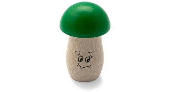 Grzechotka grzyb Rohema 61643 Mushroom Shaker Low dla dzieci 1+ drewno zielone