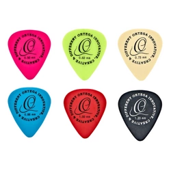 Zestaw kostek do gitary Ortega OGPST S-Tech Delrin 6szt w zestawie