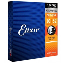 Elixir 12077 Light-Heavy (10-52) NW struny do gitary elektrycznej