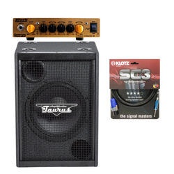 Zestaw wzmacniacz basowy Micro Head 300W Markbass NANO MARK II oraz kolumna basowa Taurus TS-112N (hc) 350Watt 1x12" 