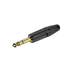 Wtyk Jack 6.3 mm stereo Roxtone RJ3P-BG