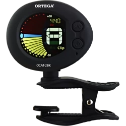 Tuner chromatyczny z metronomem Ortega OCAT-2BK czarny