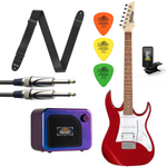 Gitara elektryczna Ibanez GRX40-CA ze wzmacniaczem Mooer Hornet 05i + akcesoria