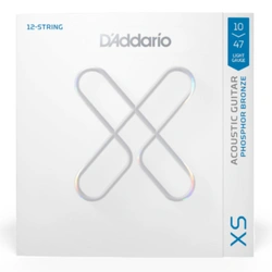 Struny do gitary akustycznej 12-strunowej 10-47 D'Addario XSAPB1047-12