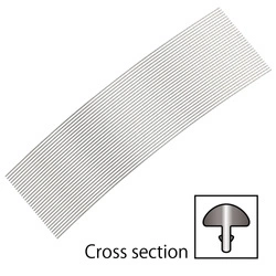 Progi HOSCO 2,9mm HF-J1 (18% nickel-silver, 50cm) Jumbo progi do gitary