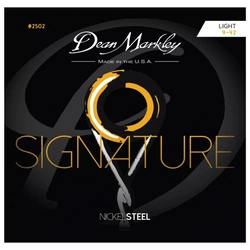 Struny do gitary elektrycznej Dean Markley Signature 2502 light 9-42