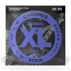 Struny do gitary elektrycznej D'Addario ECG25 Light 12-52