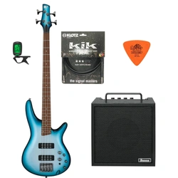 Zestaw gitara basowa Ibanez SR300E-DOT z combo Ibanez IBZ10BV2 i akcesoriami
