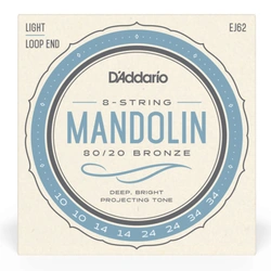 Struny do mandoliny D'Addario EJ62 10-34 80/20 bronze