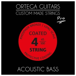 Struny do basu akustycznego 45-100 Ortega ABP-4