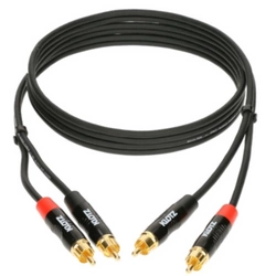 Kabel audio Klotz 2RCA/2RCA 6m 1x0.22 mm² KT-CC600